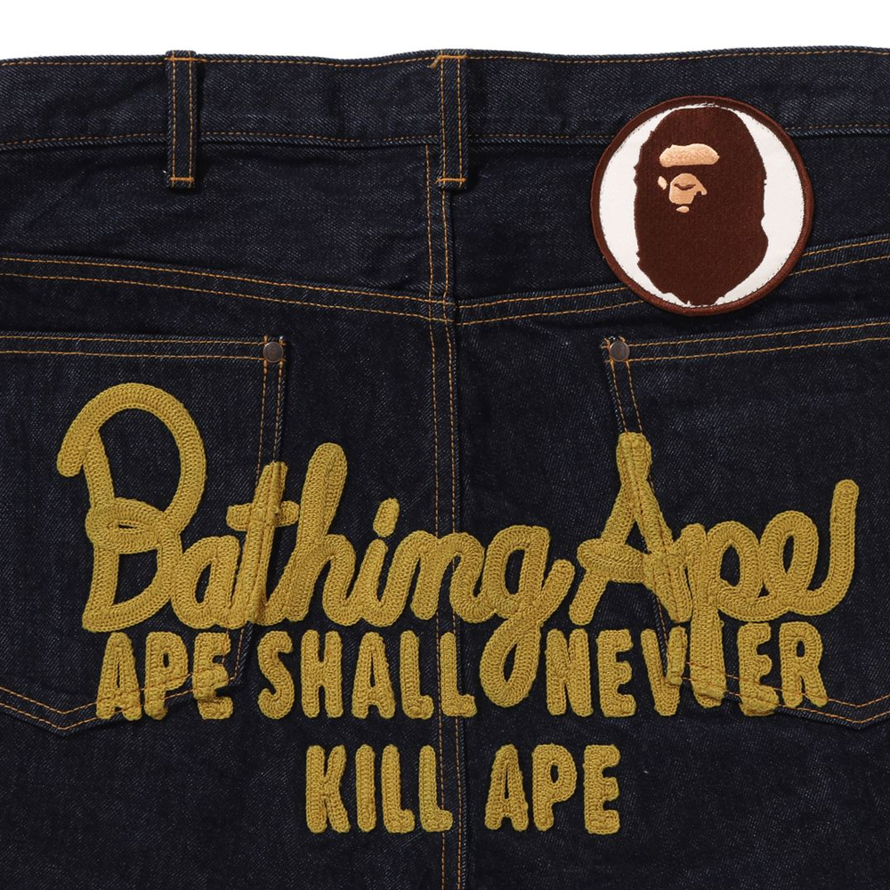 베이프 바지 1997 TYPE-01 CHAMPION DENIM PANTS 1L70-150-001 - 상세 이미지 3