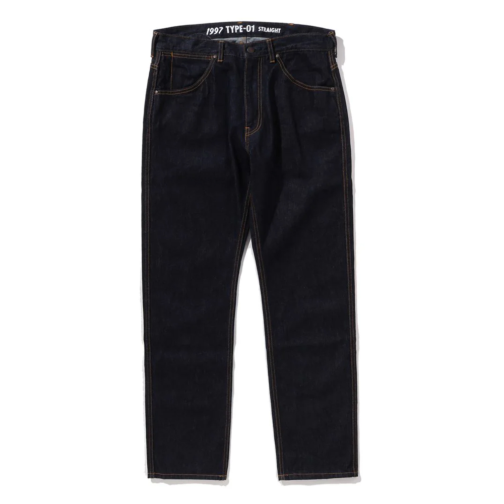 베이프 바지 1997 TYPE-01 CHAMPION DENIM PANTS 1L70-150-001 - 상품 이미지