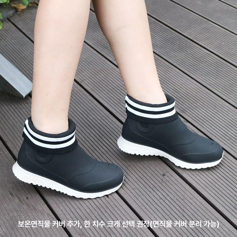 바다 세차 낚시 다용도 신발 버킷 장화 방수 낚시화 낚시장화 세차장화 화이트 바탕 블루 35 - 상세 이미지 2