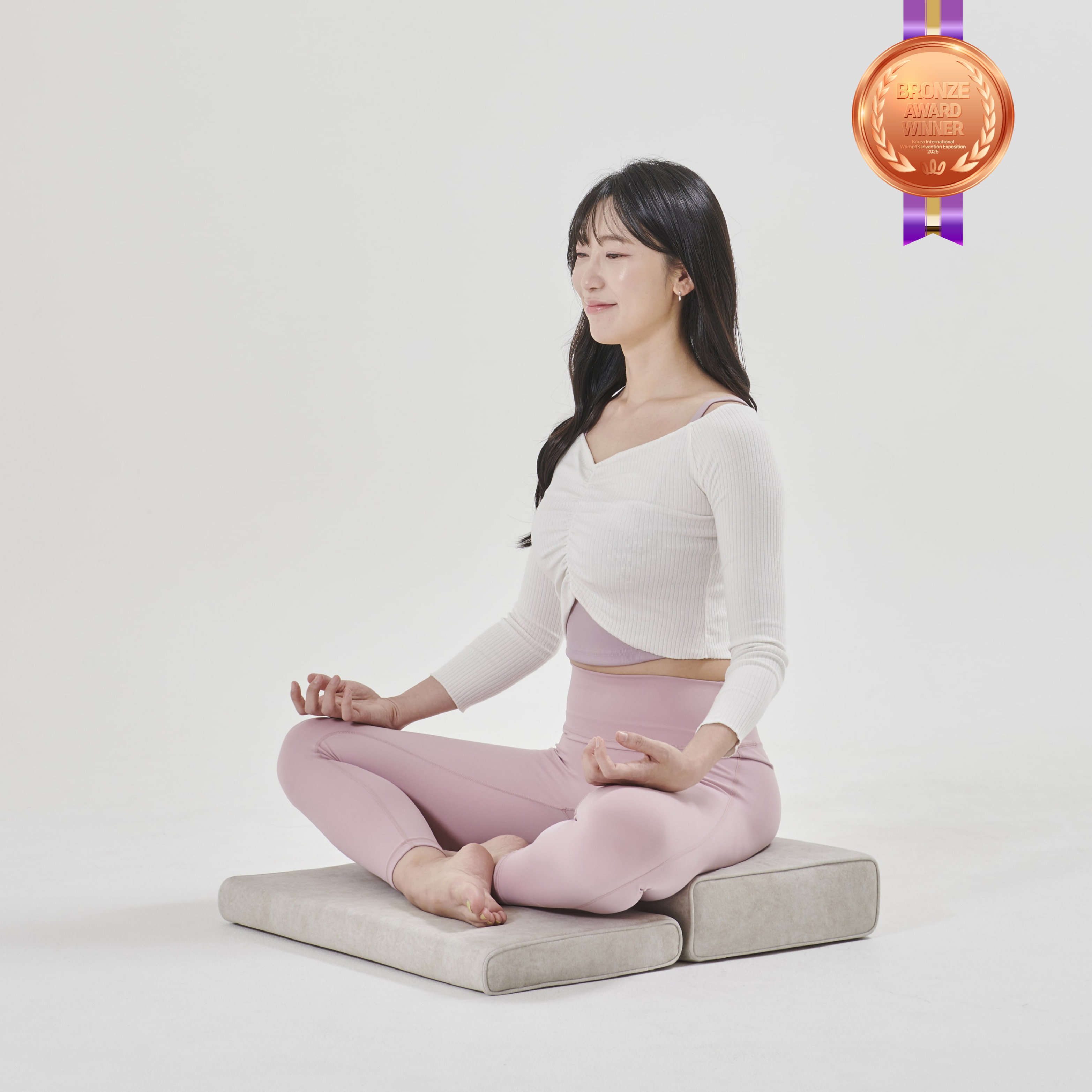 모르포스 명상 요가 폴딩 방석 - 메인 이미지