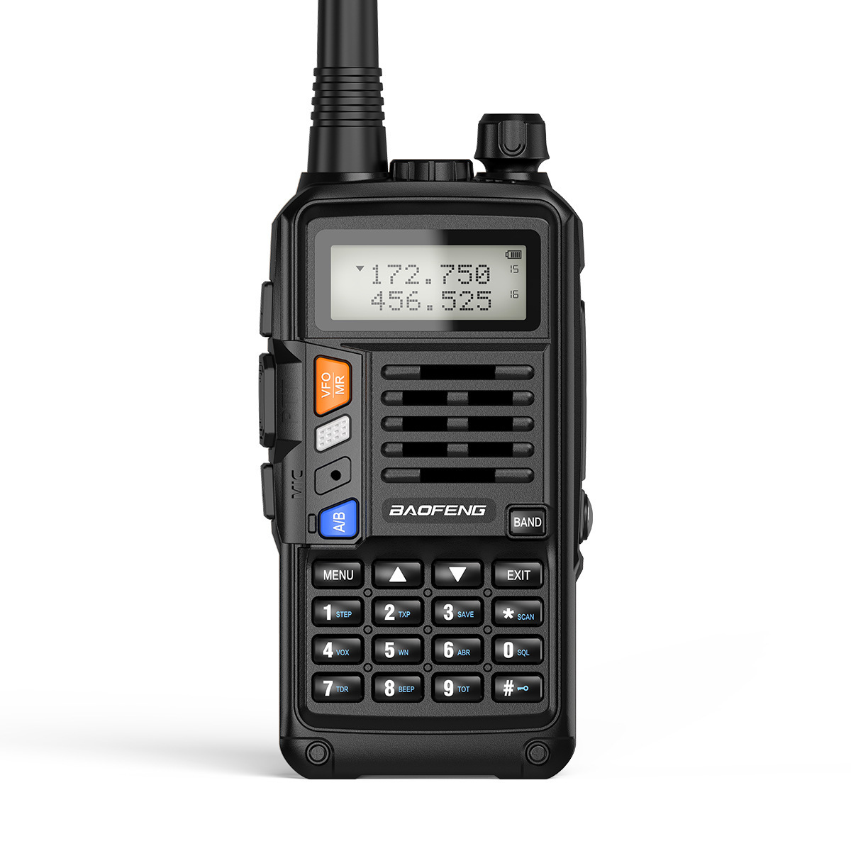 고성능 UV S9PLUS 생활용 대용량 야외용 워키토키 블랙 - 상품 이미지