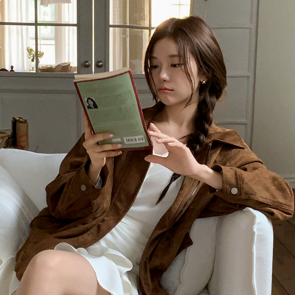 2타입 블루종 점퍼 레더점퍼 스웨이드점퍼 jp732 - 메인 이미지