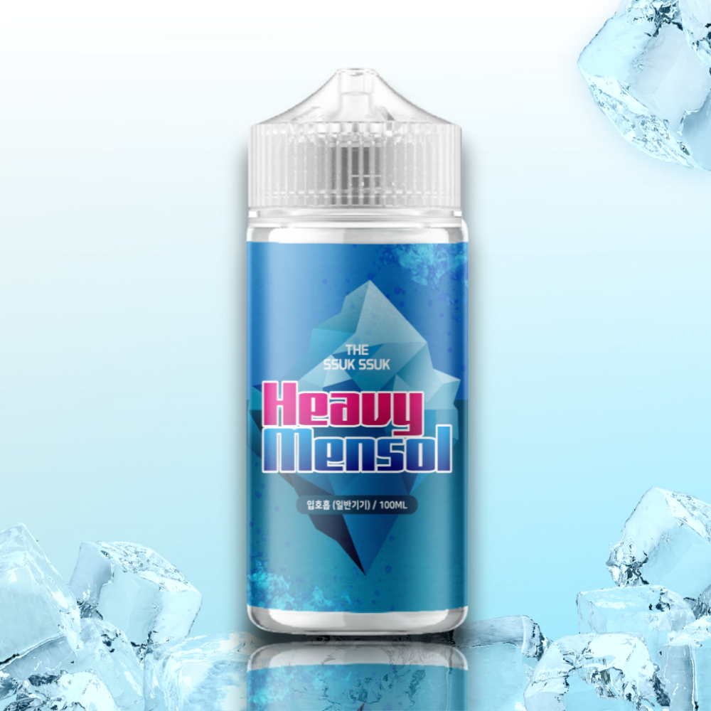 전자담배액상 블랙 강력 헤비 멘솔 액상 100ml