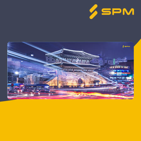 SPM 방수 데스크 장패드 매트 키보드 마우스 흥인지문, 900X400