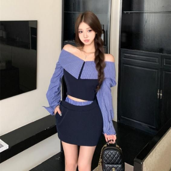 가을 패치워크 레트로 스타일 여성 긴팔 셔츠 루즈핏 블라우스 캐주얼한 디자인과 편안한 착용감으로 데일리룩에 추천 - 상품 이미지