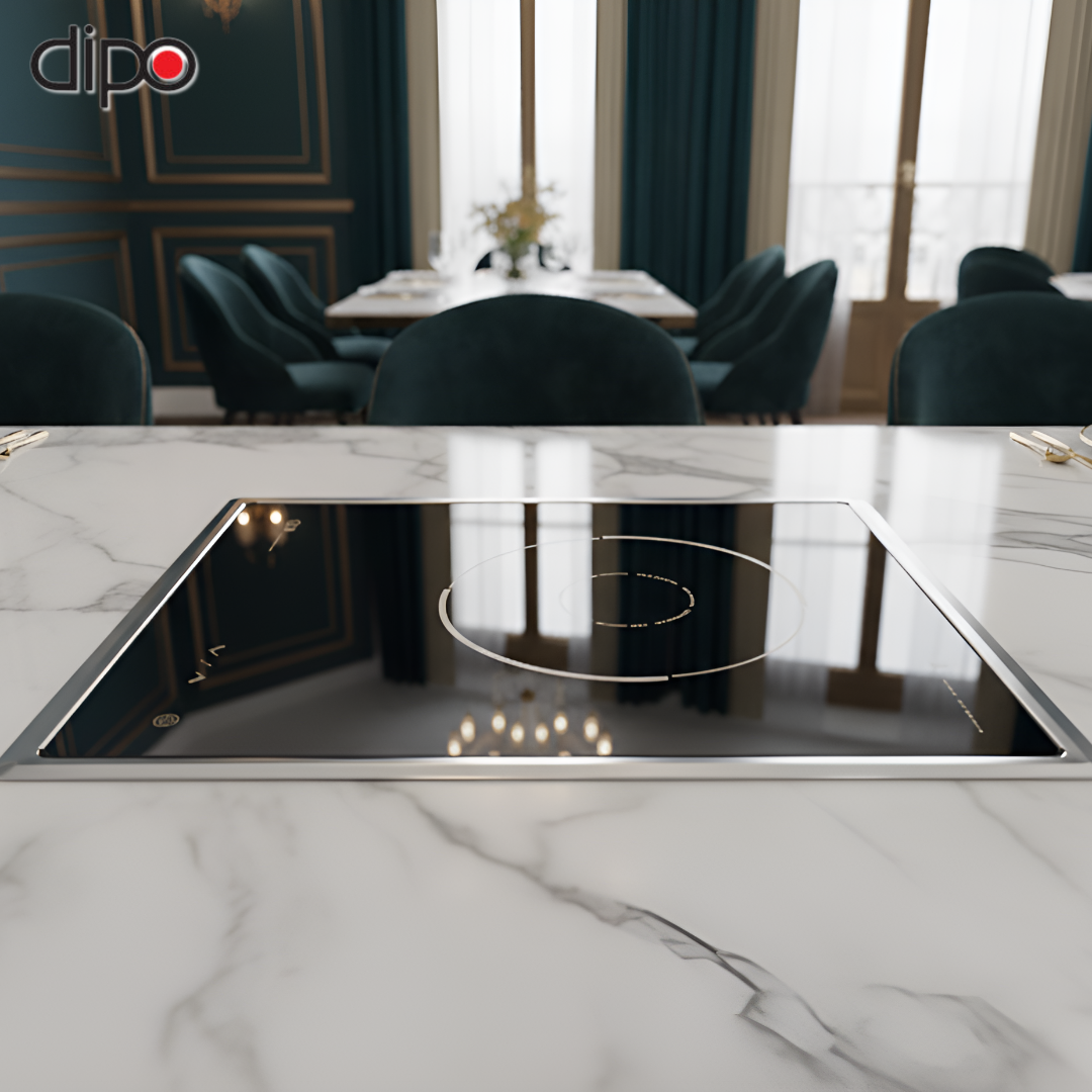 디포 BKP20 1구 빌트인 인덕션 사각 매립형 샤브 식당 테이블 1.8KW