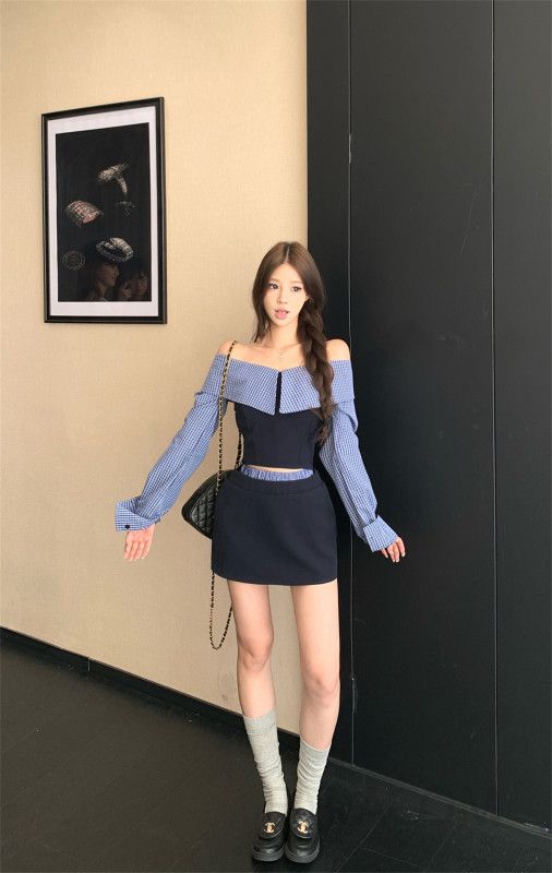 가을 패치워크 레트로 스타일 여성 긴팔 셔츠 루즈핏 블라우스 캐주얼한 디자인과 편안한 착용감으로 데일리룩에 추천 - 상세 이미지 2