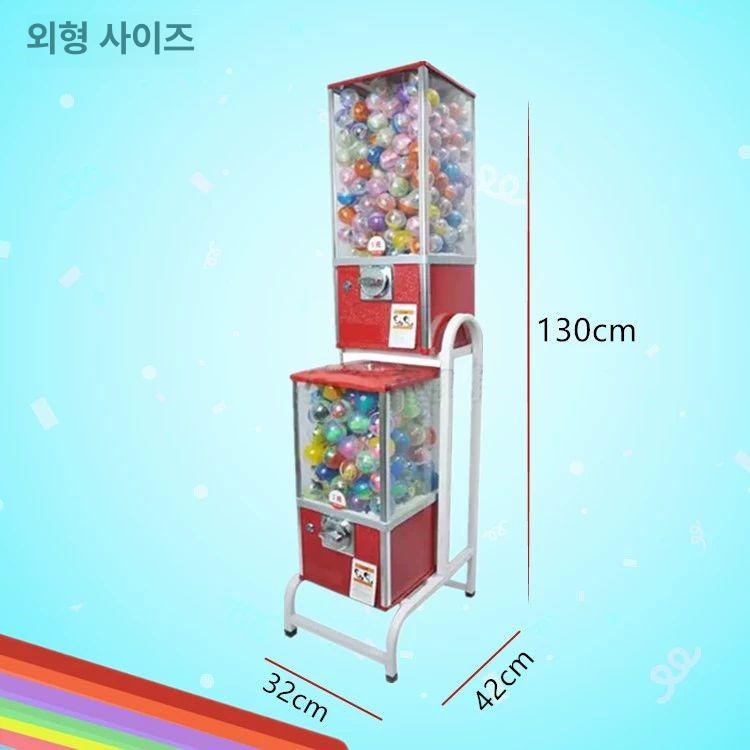 장난감 가챠 뽑기 돌리기 캡슐기계 캡슐 피규어 문방구 자판기 동전 슬롯 캡슐토이 사탕 1.1m 나선형 기계 공 미포함 - 상세 이미지 5