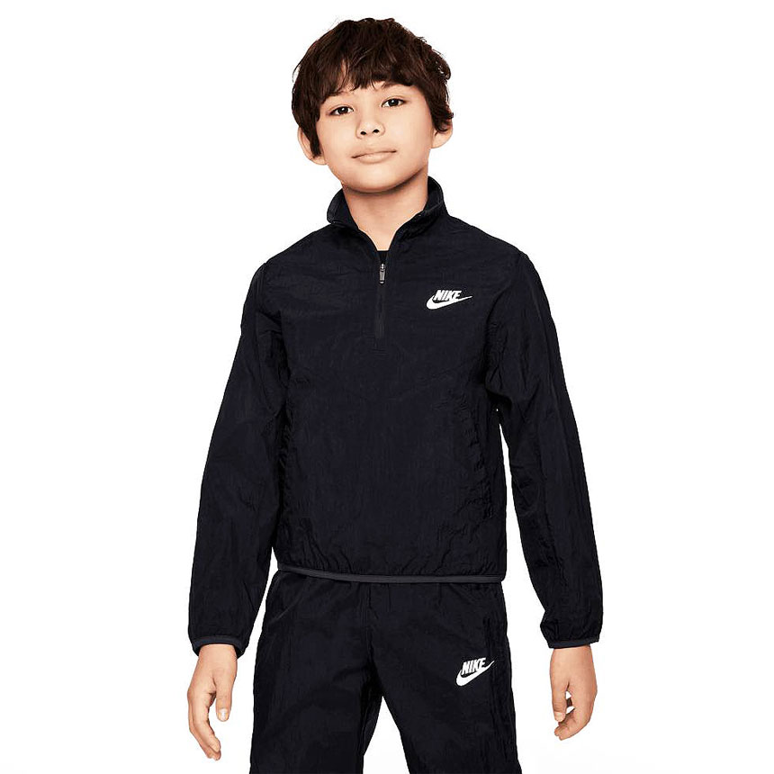 [라스트사이즈 세일] 나이키 주니어 우븐 트레이닝복 상하 세트  FD3058-010 130(XS) Only - 상세 이미지 4