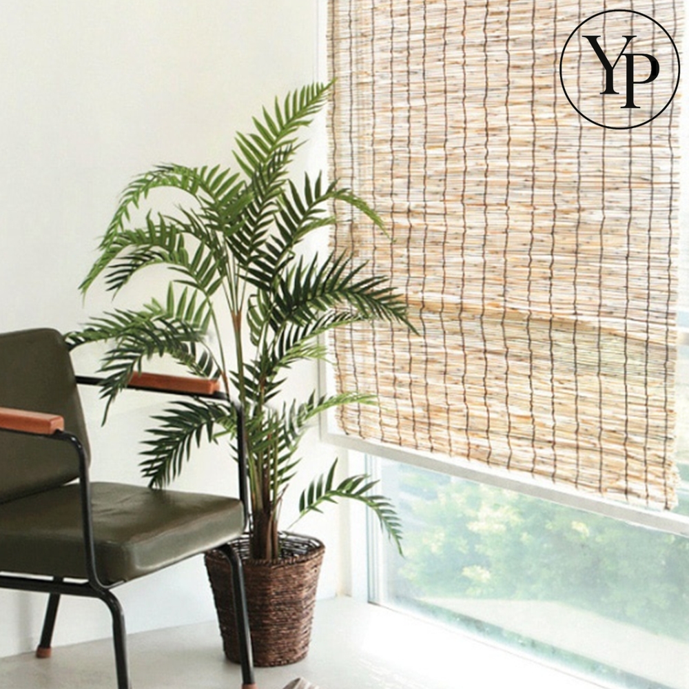 천연 갈대발 커튼 자연 소재 대나무 현관 베란다 인테리어 여름 통풍 창문발