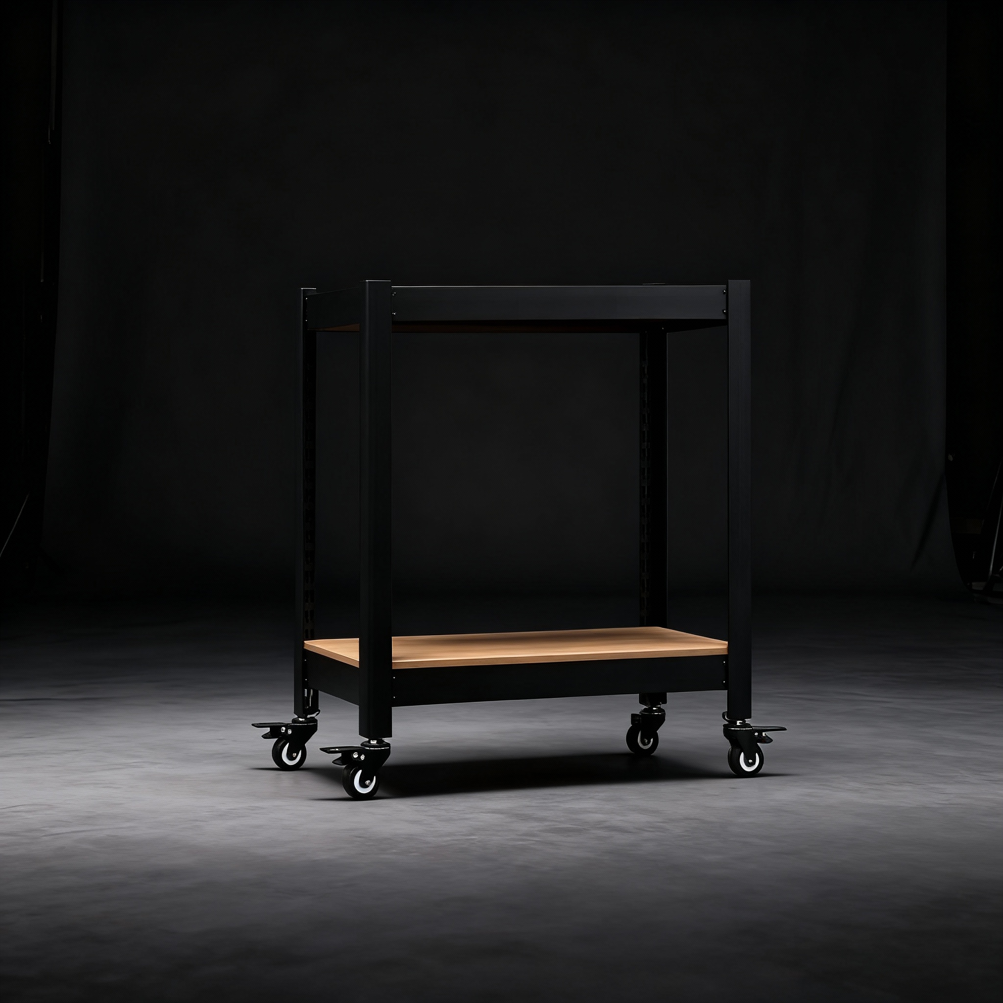 바퀴선반 바퀴달린선반 틈새 트롤리 이동식 트레이 홈던트 2단 303075