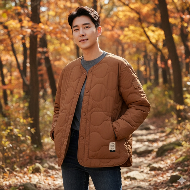 네파 가을 남녀공용 아웃도어 퍼프 등산 캠핑 경량패딩 커플자켓 - 상세 이미지 2