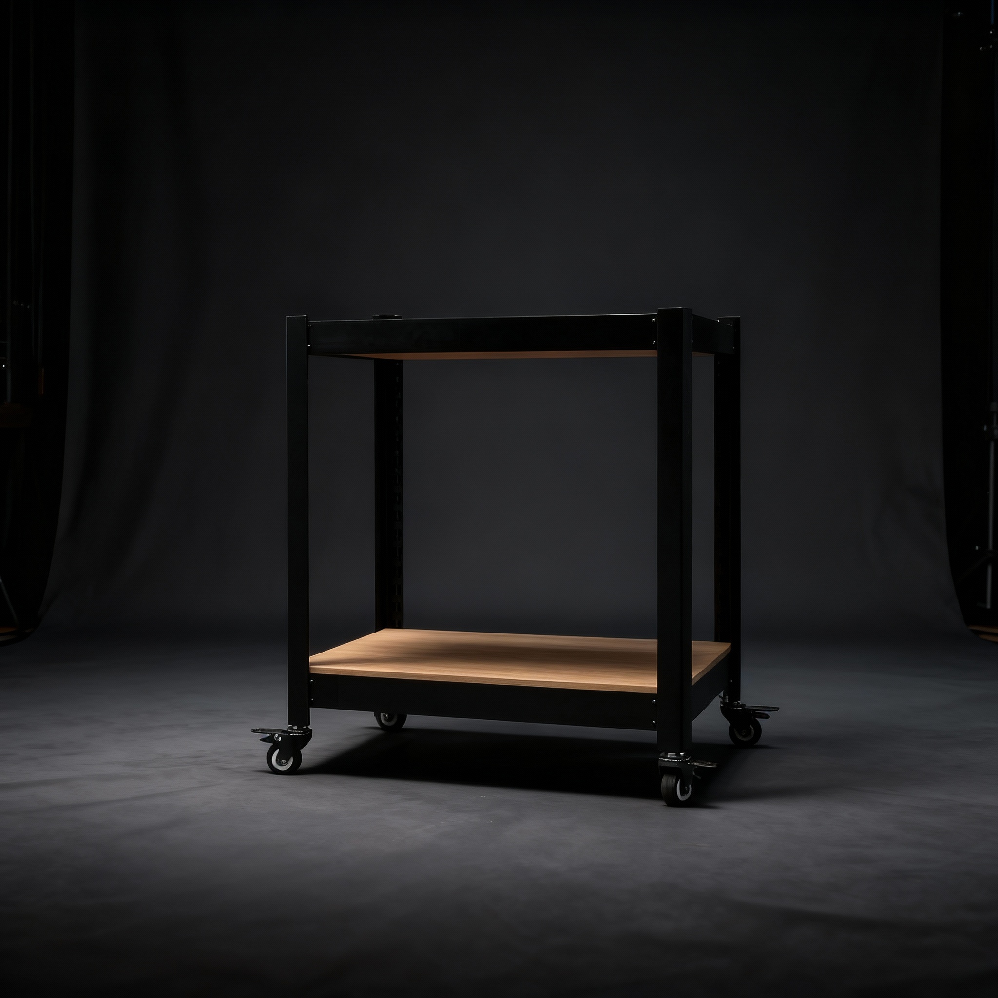 바퀴선반 바퀴달린선반 틈새 트롤리 이동식 트레이 홈던트 2단 303075