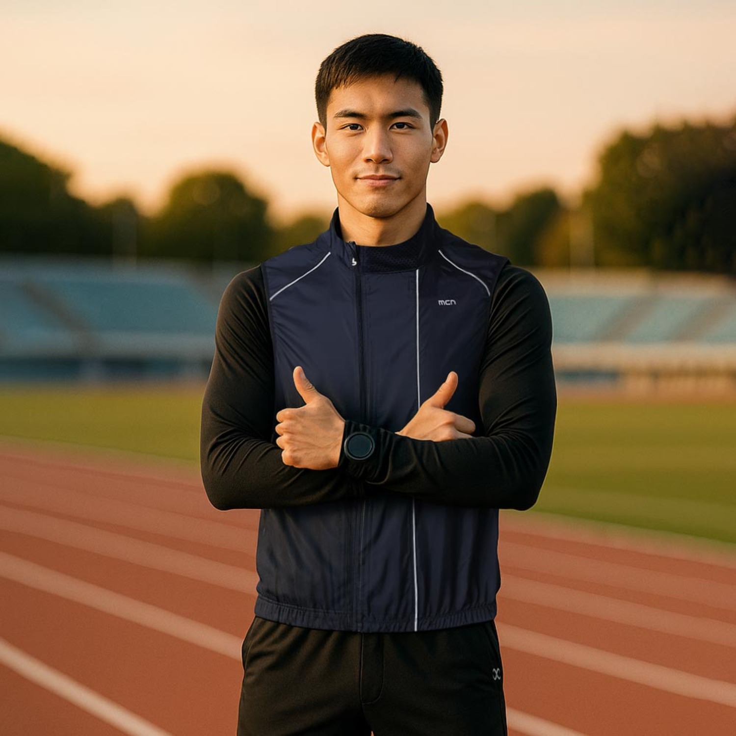 엠씨엔 자전거 러닝 바람막이 질렛 라이딩 방풍 자켓 조끼 - 상세 이미지 5