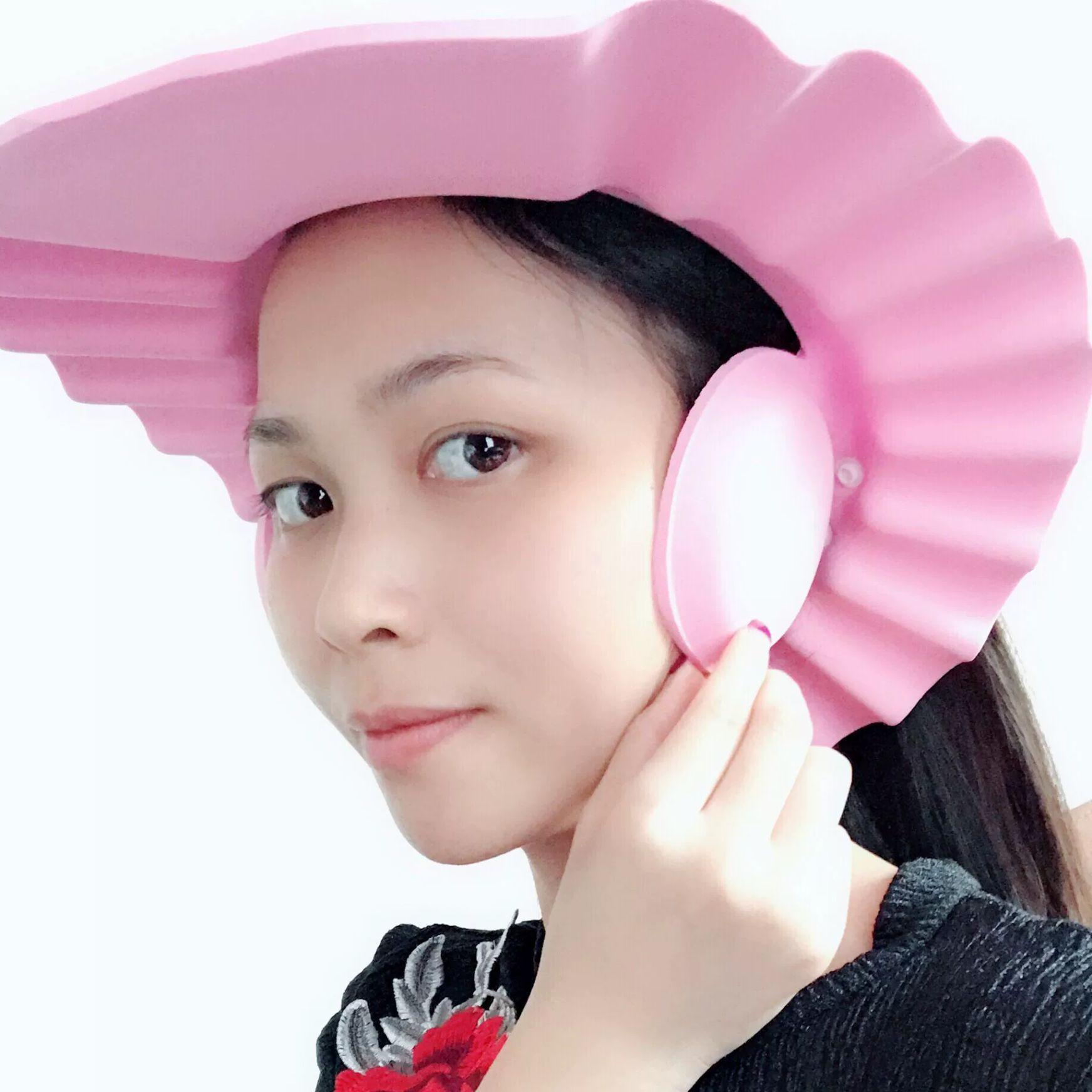 머리감기 샴푸캡 베이비샴푸캡 샴푸헤어캡 머리감기캡 케어샴푸캡 샴푸캡추천 성인 블루 무패턴 0-100세 조절 가능 - 상세 이미지 4