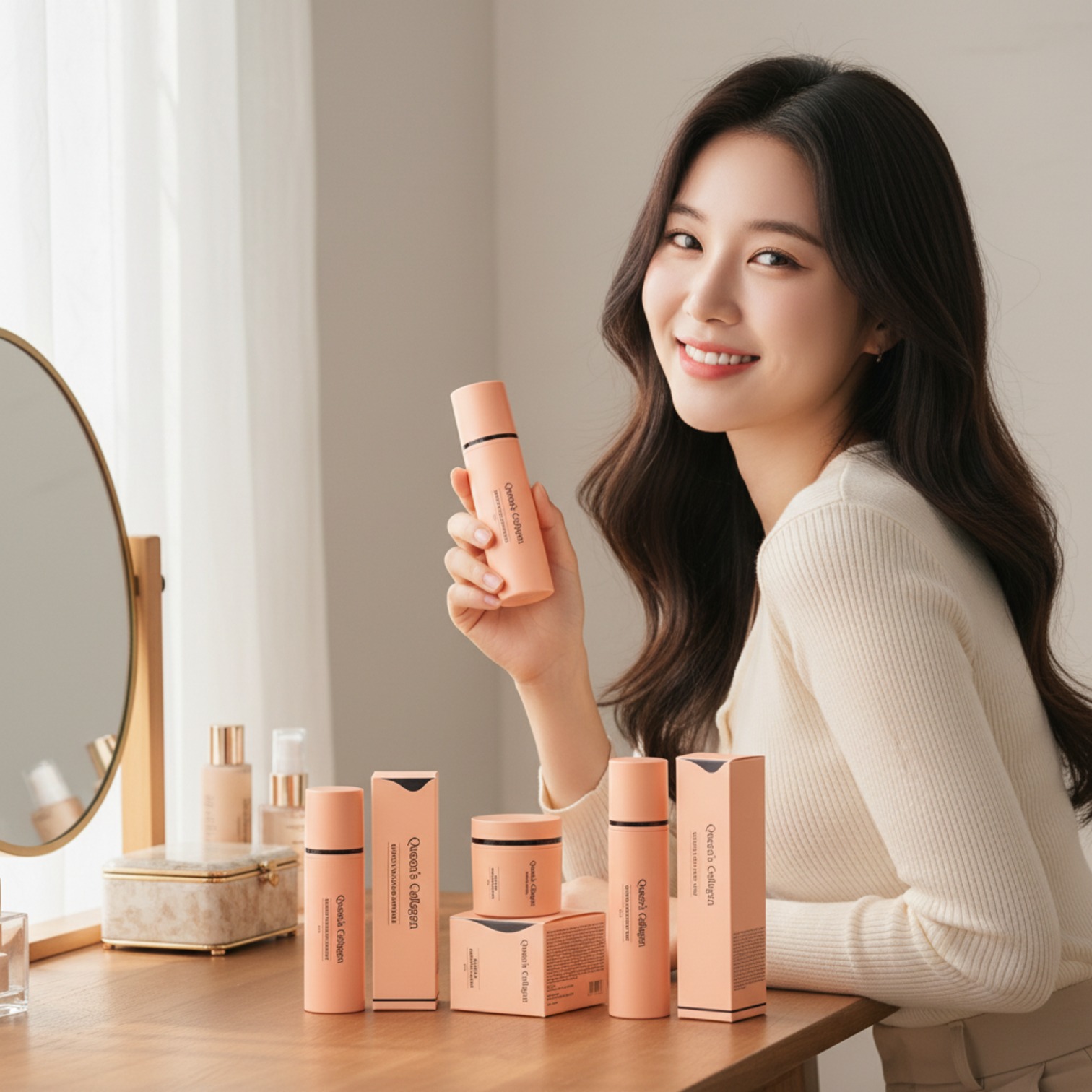 퀸스 콜라겐 미스트 보르피린 앰플 세라마이드 크림 속건조 수분 펩타이드 아데노신 에센스 이미지 8