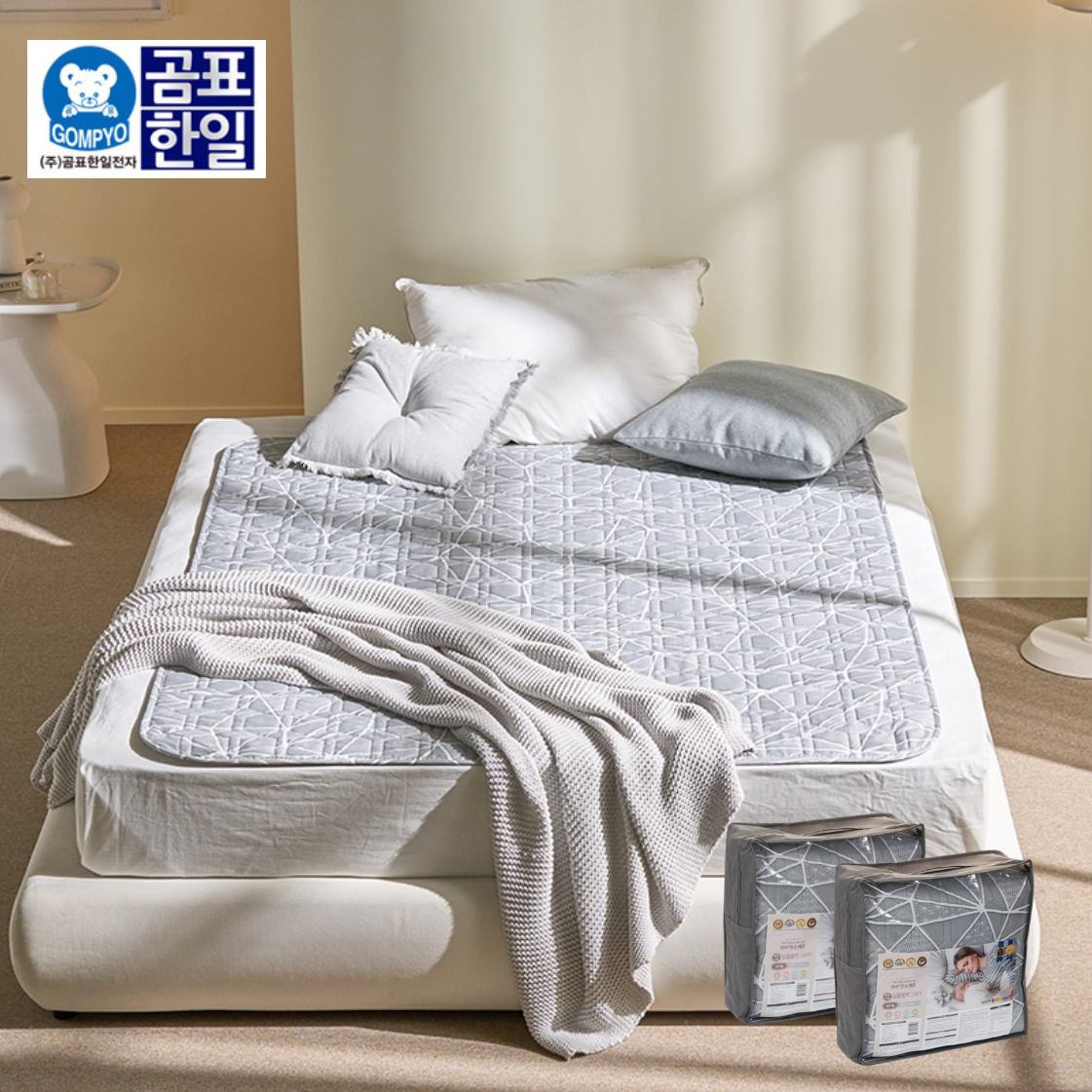 침대 탄소매트 빨아쓰는 전기요 더블 침대용 전기장판