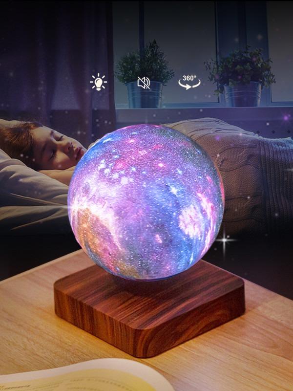공중부양오브제 자기부상 LED 선물 감성무드등 달 램프 - 상세 이미지 2