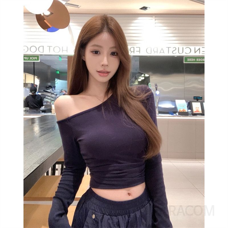여성 가을 겨울 기모 긴팔 티셔츠 따뜻하고 편안한 착용감의 베이직 스타일 레이어드 가능 데일리룩 외출용 4컬러 - 상세 이미지 3