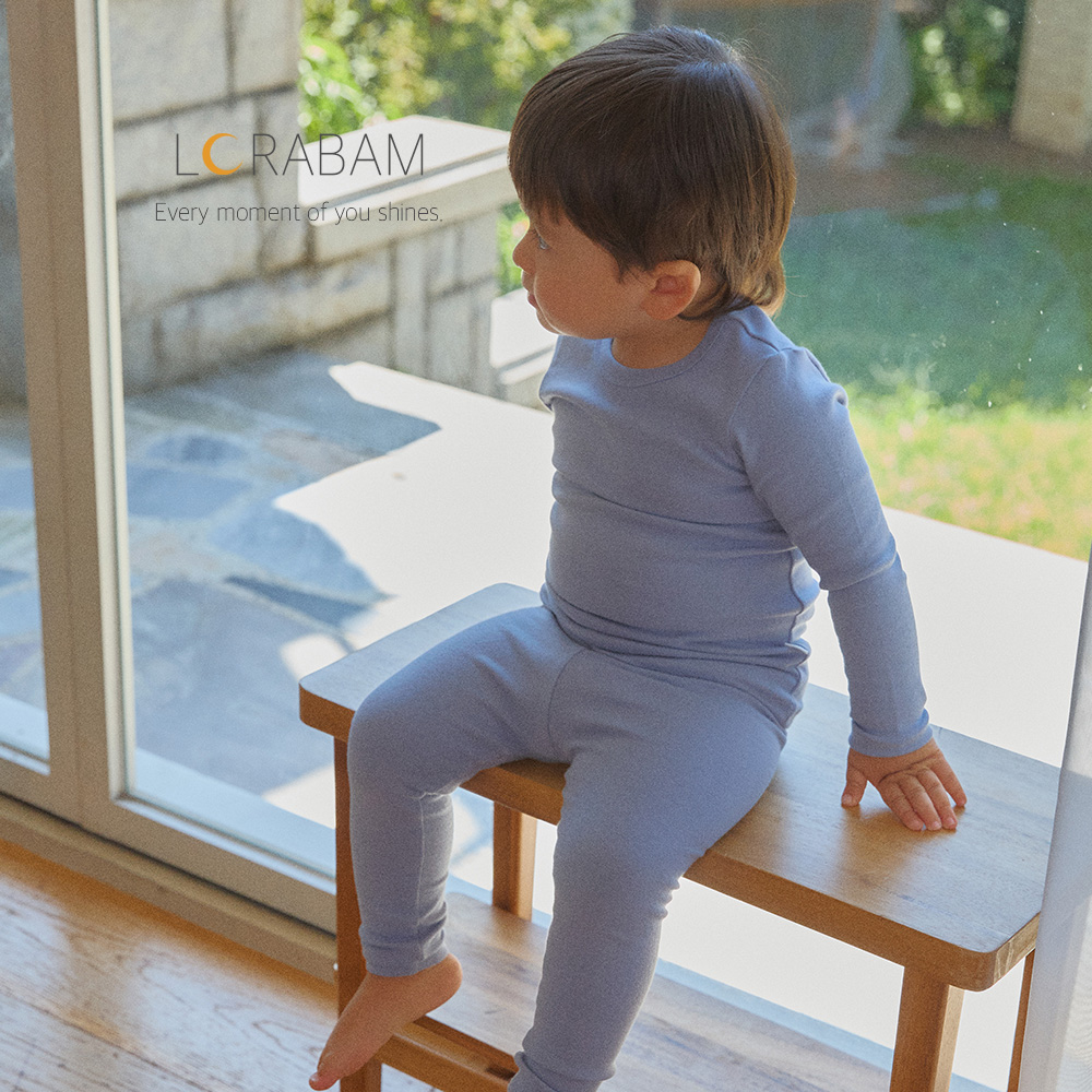 5+1 로라밤 컴포트 코튼40 슬림 실내복 봄 가을 겨울 신생아 유아 아기 내복