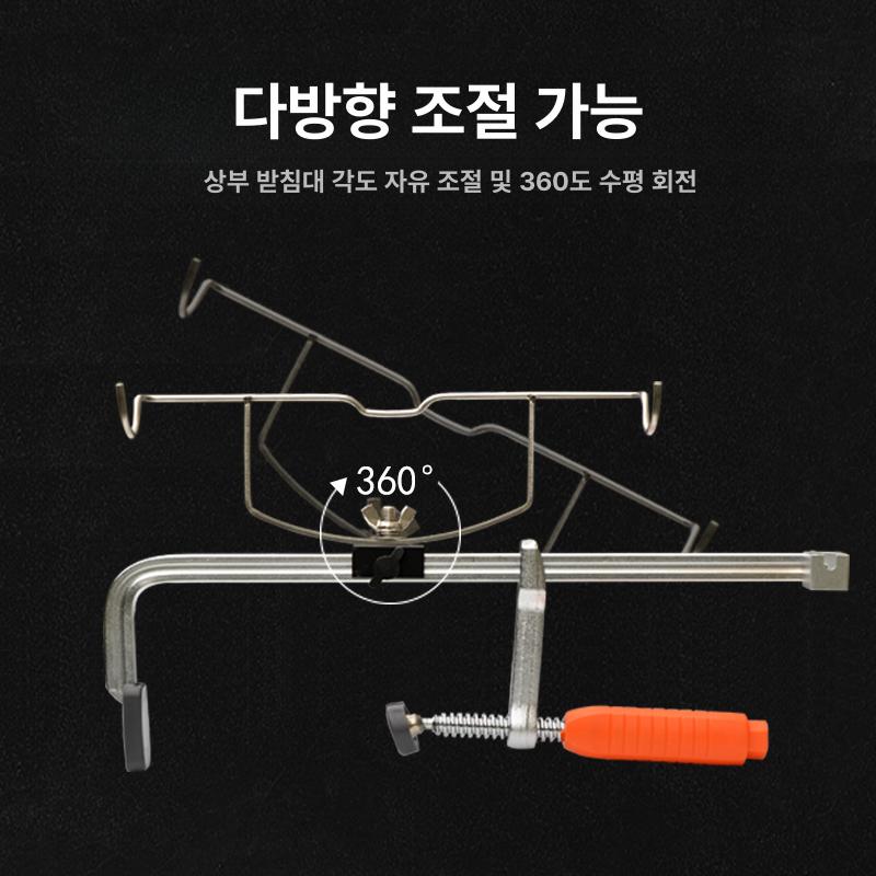 V 벨트 착탈 낚시 받침대 다리 지지대 부품 부자재 정비소 정비 교체 탈착기 스카이블루 - 상세 이미지 2