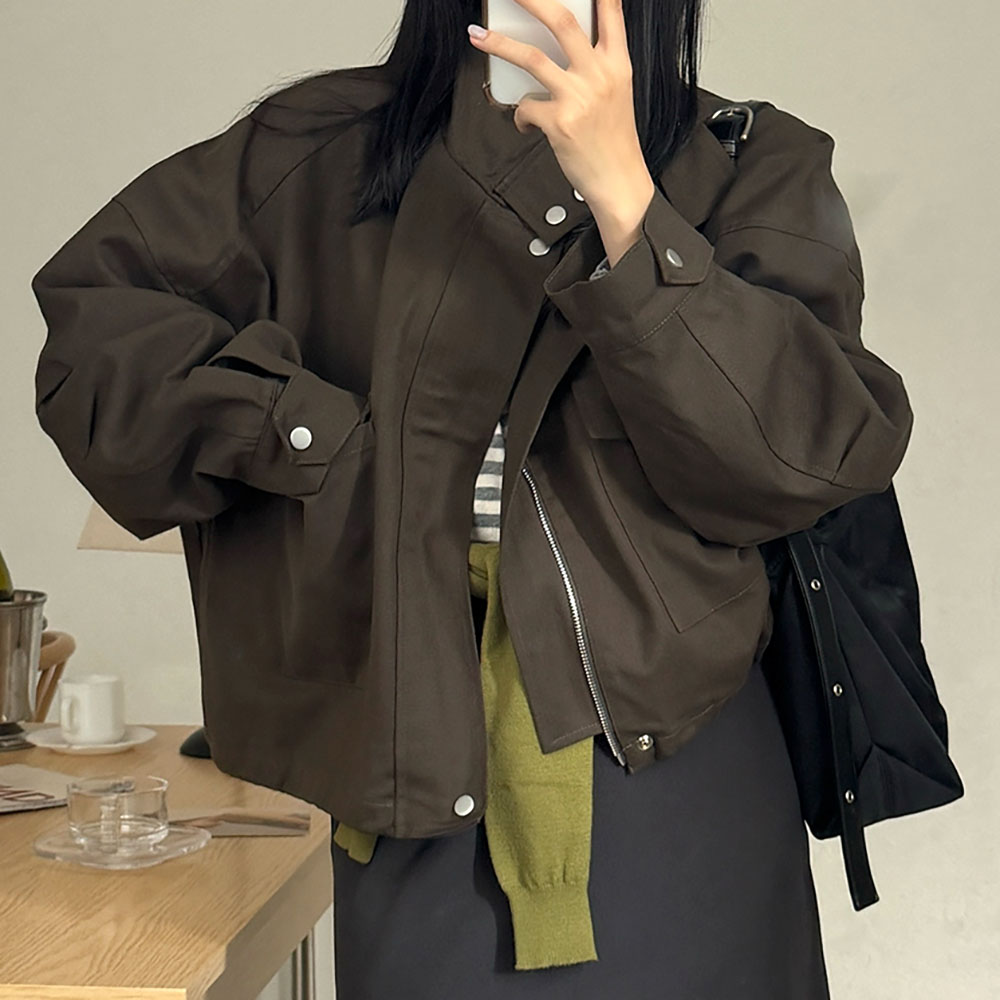 야상점퍼 간절기아우터 - 상품 이미지