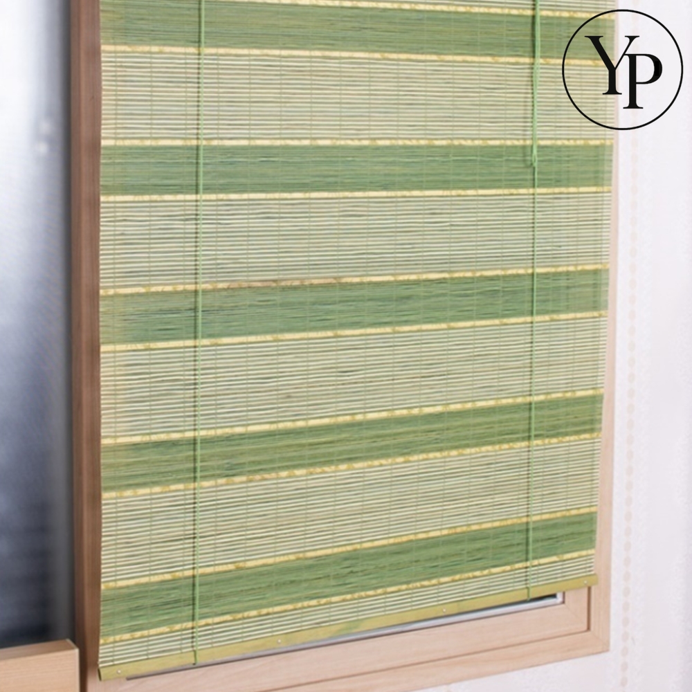 대나무 블라인드 천연 문발 햇빛 가리개 창문발 나무 커튼 여름 인테리어