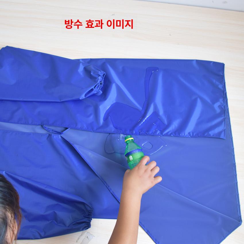작업복 기름 화학 산성 방수 부직포 액체 식품 알칼리성 앞치마 산업용 분진복 대형 화이트 - 상세 이미지 5