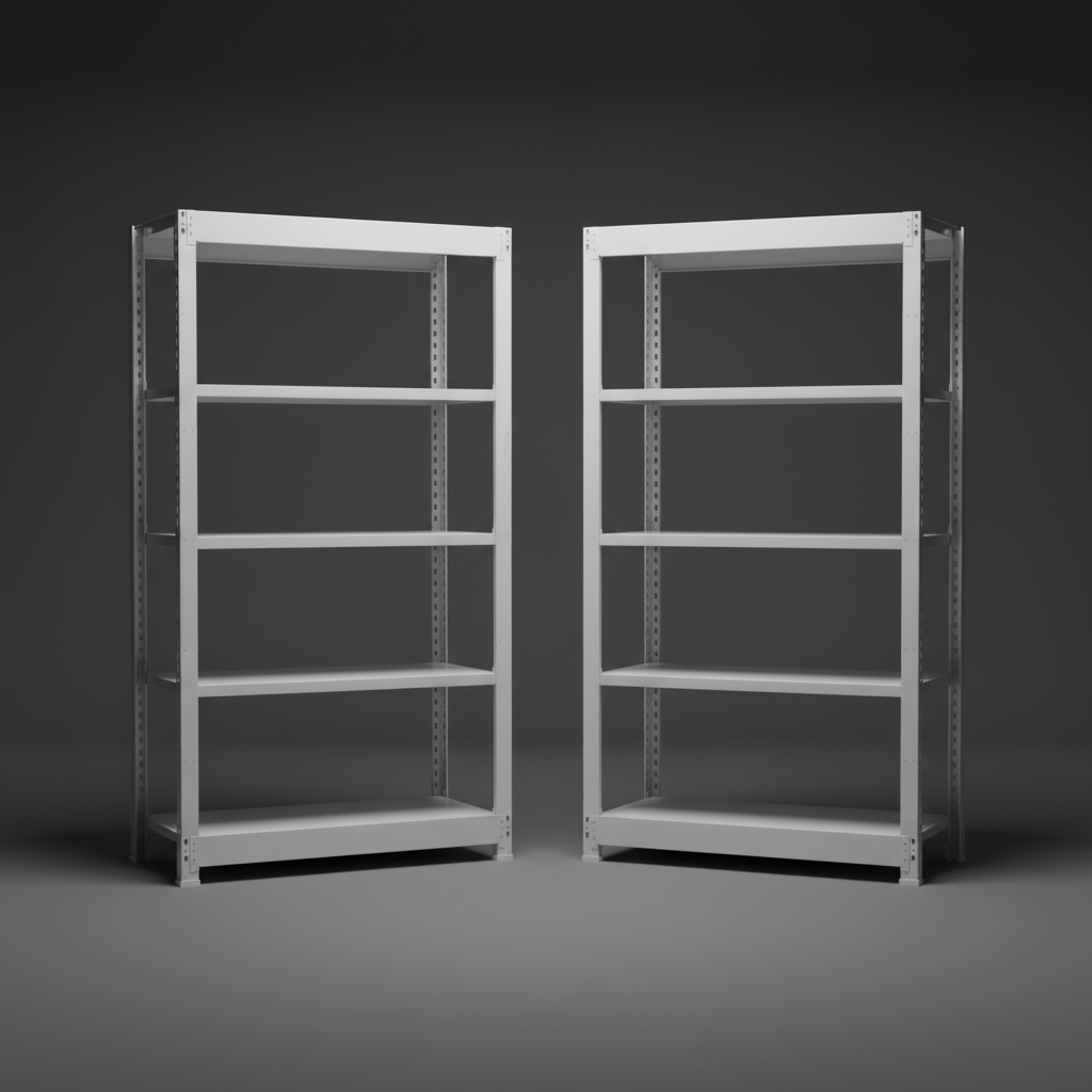 스피드랙 맥스 200KG 철제선반 조립식 앵글 창고 렉 경량랙 독립형 9003001500 5단