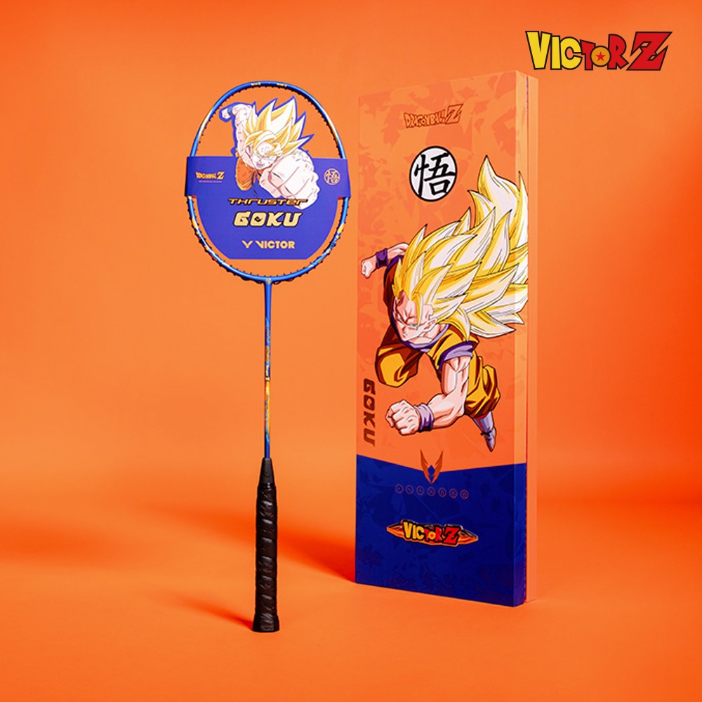 빅터 트러스터K GOKU 4U 드래곤볼Z 에디션 한정판 배드민턴 라켓 채 공격형 - 상품 이미지