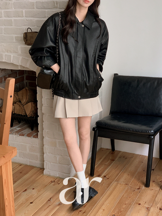 2타입 블루종 점퍼 레더점퍼 스웨이드점퍼 jp732 - 상세 이미지 4