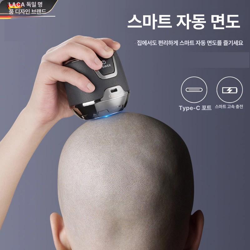 남성 전동 헤어커터 전기 면도기 두피관리 휴대용 2in1 기본 구성 - 상세 이미지 2
