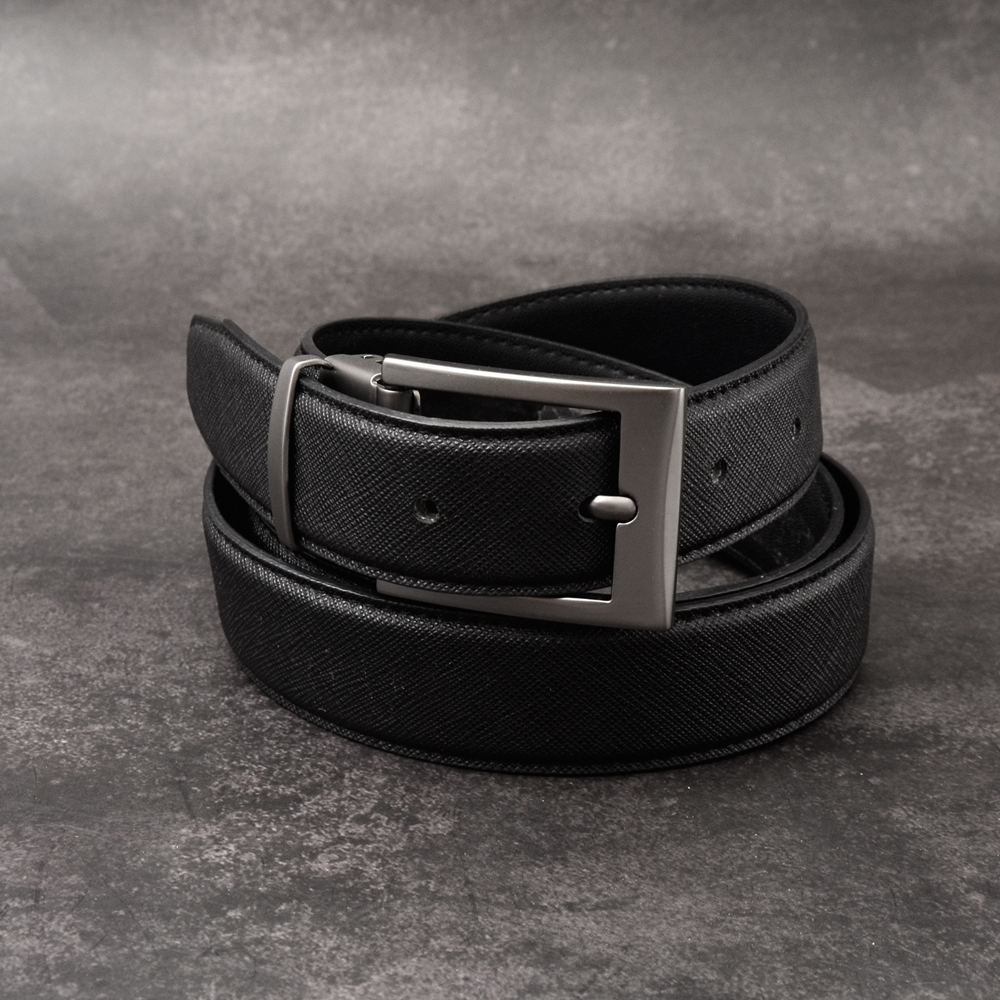 남자 정장 케쥬얼 소가죽벨트 심플사각 이니셜각인 상품 이미지