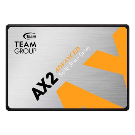 [해외]팀그룹 TEAMGROUP AX2 256GB 3D NAND TLC 25인치 SATA III 내부 솔리드 스테이트 드라이브 SSD(읽기 속도 최대 540MB/s) 노트북 고급(