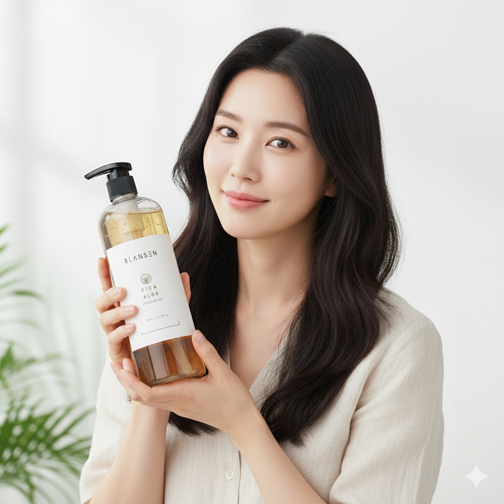 시카 병풀 추출물 알로에 수딩젤 500g 저자극 피부 진정 알로에겔 대용량 바디 수분 젤