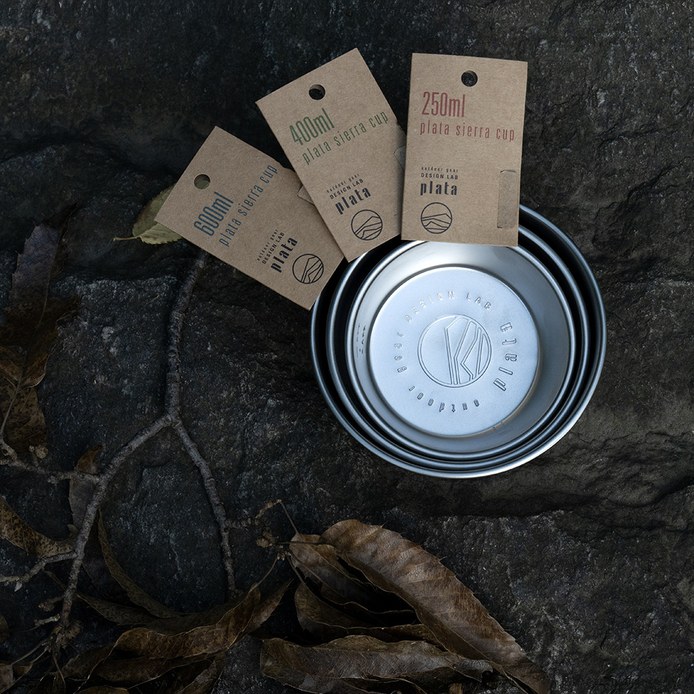 플라타 시에라 컵 캠핑 백패킹 등산 600ml, 스테인리스
