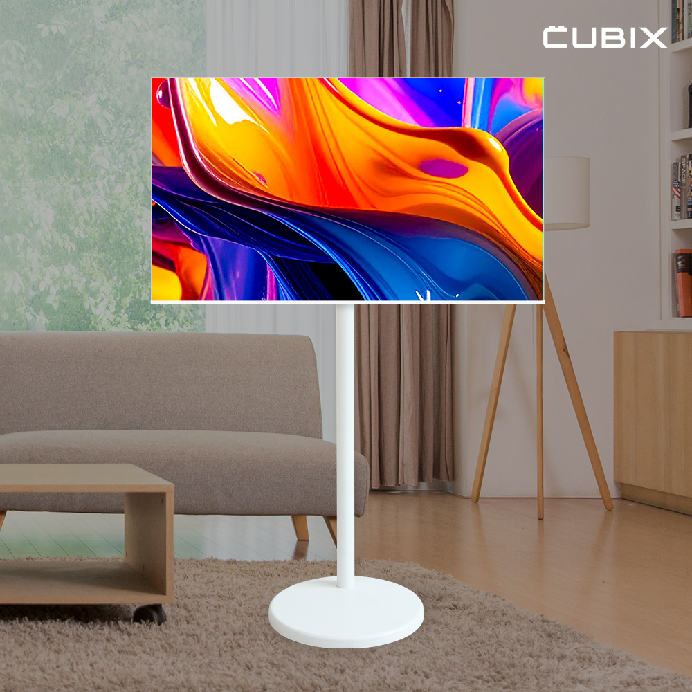 무빙큐빅스 삼탠바이미 화이트에디션 101cm(40인치) FHD QLED 스마트티비 X2 셋트 이동식 TV 삼텐 중소바이미 제품 이미지