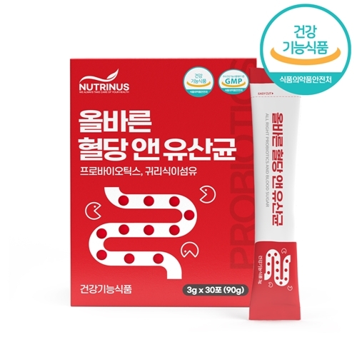 뉴트리너스 올바른 혈당 앤 유산균 x 30포 x 6박스 세트 - 상세 이미지 2
