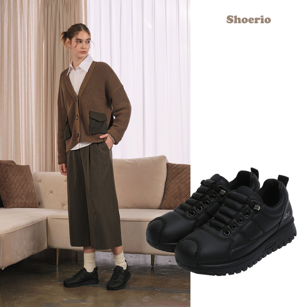 슈리오 통굽 운동화 소보로 컴포트