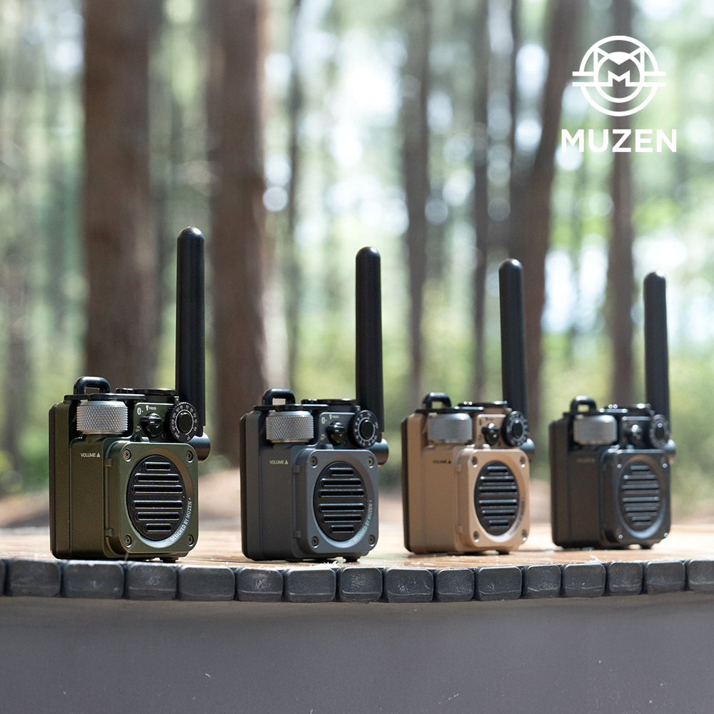 뮤젠 와일드 미니 3.0 아웃도어 블루투스 스피커 FM라디오 휴대용 무선 캠핑 스피커