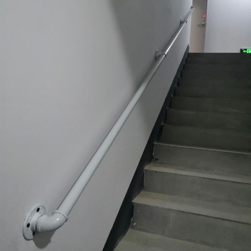 럭셔리 골드 철제 안전 안전바 계단 벽 핸드레일 난간 길이 380 고정점 3개 - 상세 이미지 2