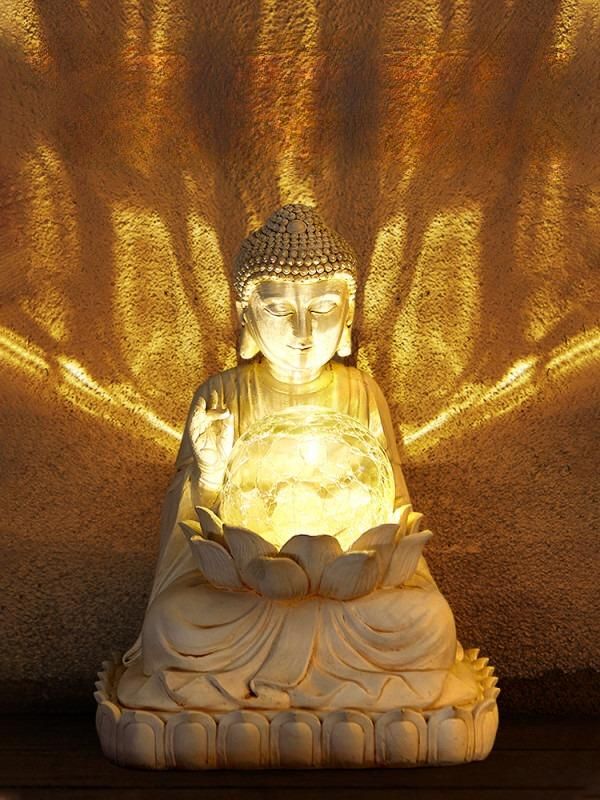 석굴암굿즈 태양광정원등 열주등 부처님 연꽃등 LED - 상세 이미지 3
