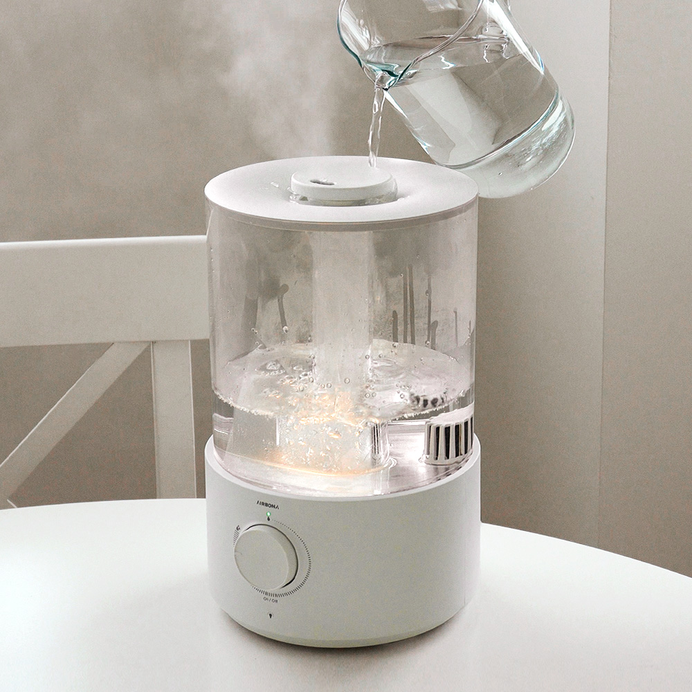 에어보나 무드등 대용량 초음파 가습기 4L AB-B320UH