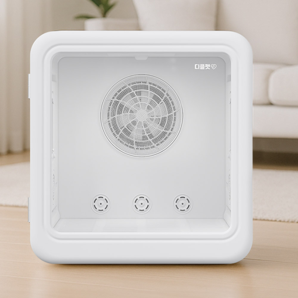 [디클펫] 펫드라이룸 강아지 고양이 드라이기 털 건조기 말리기 러브에어 플러스 자동문열림 이미지 3