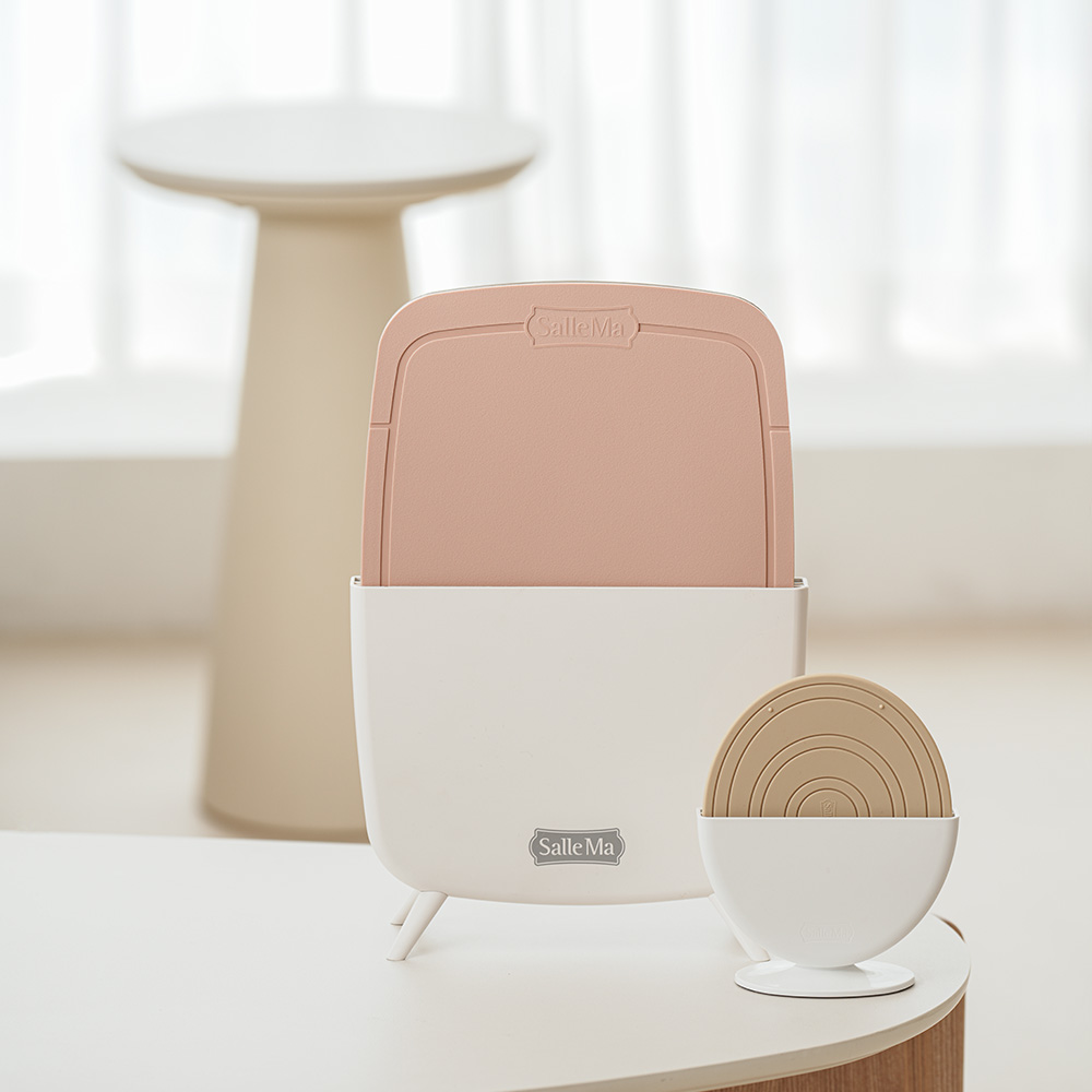 샐마 TPU 프리미엄 도마 1세트+실리콘 에그냄비받침 1세트