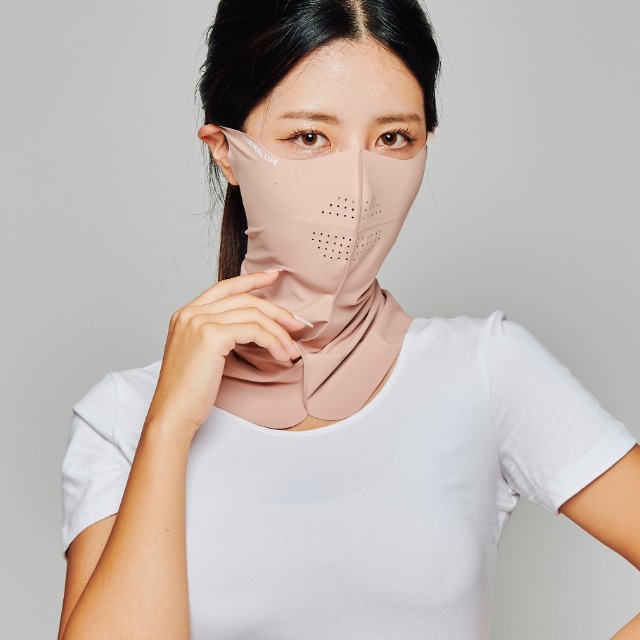 노멀라이프 자외선차단 스포츠 러닝 골프 마스크 UV 쿨링 햇빛가리개 베이직 스킨 귀걸이형 S/M