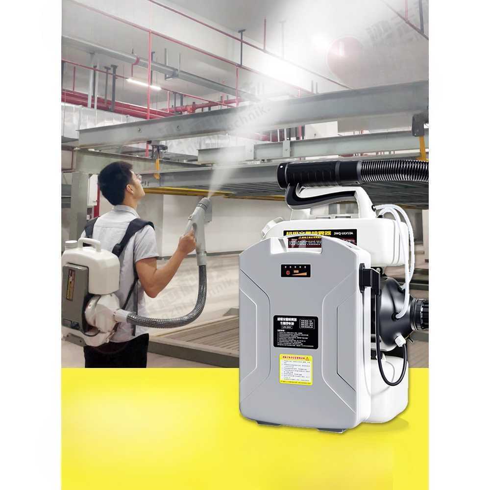 연막 소독기 휴대용 방역기 살균 해충 구제기 모기 8L/450W+배터리1+충전 - 상품 이미지