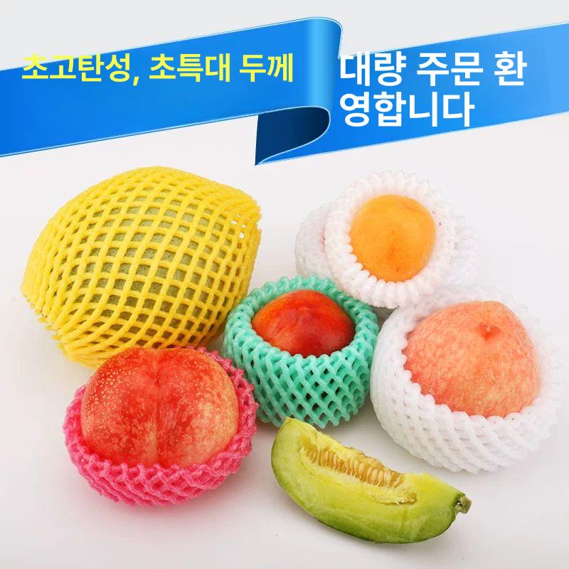 과일 포장재 배 과자 수박에어캡 완충재 포장지 사과 네트망 복숭아 농업용 다용도 두꺼운 사과 배 오렌지 14x7 290개 화이트 - 상세 이미지 5