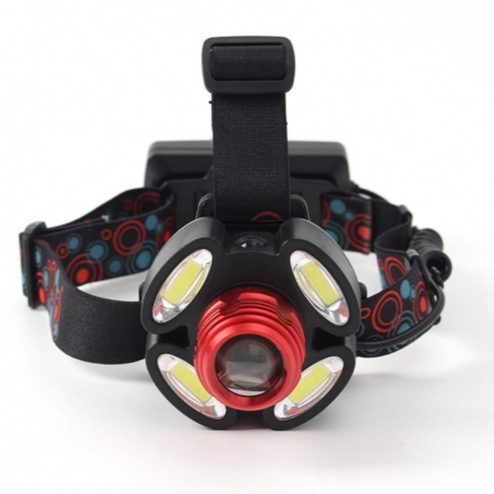 고휘도 해드랜턴 안전모 헤드램프 등산 낚시 머리랜턴 USB 충전식 - 상품 이미지