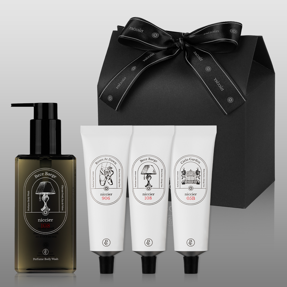 [니치어] 오 드 벨벳 퍼퓸 바디워시 250 mL + 핸드크림 50 mL SET 명품 선물 남성 여성 공용 백화점 샤워젤 바디클렌져 - 상세 이미지 2